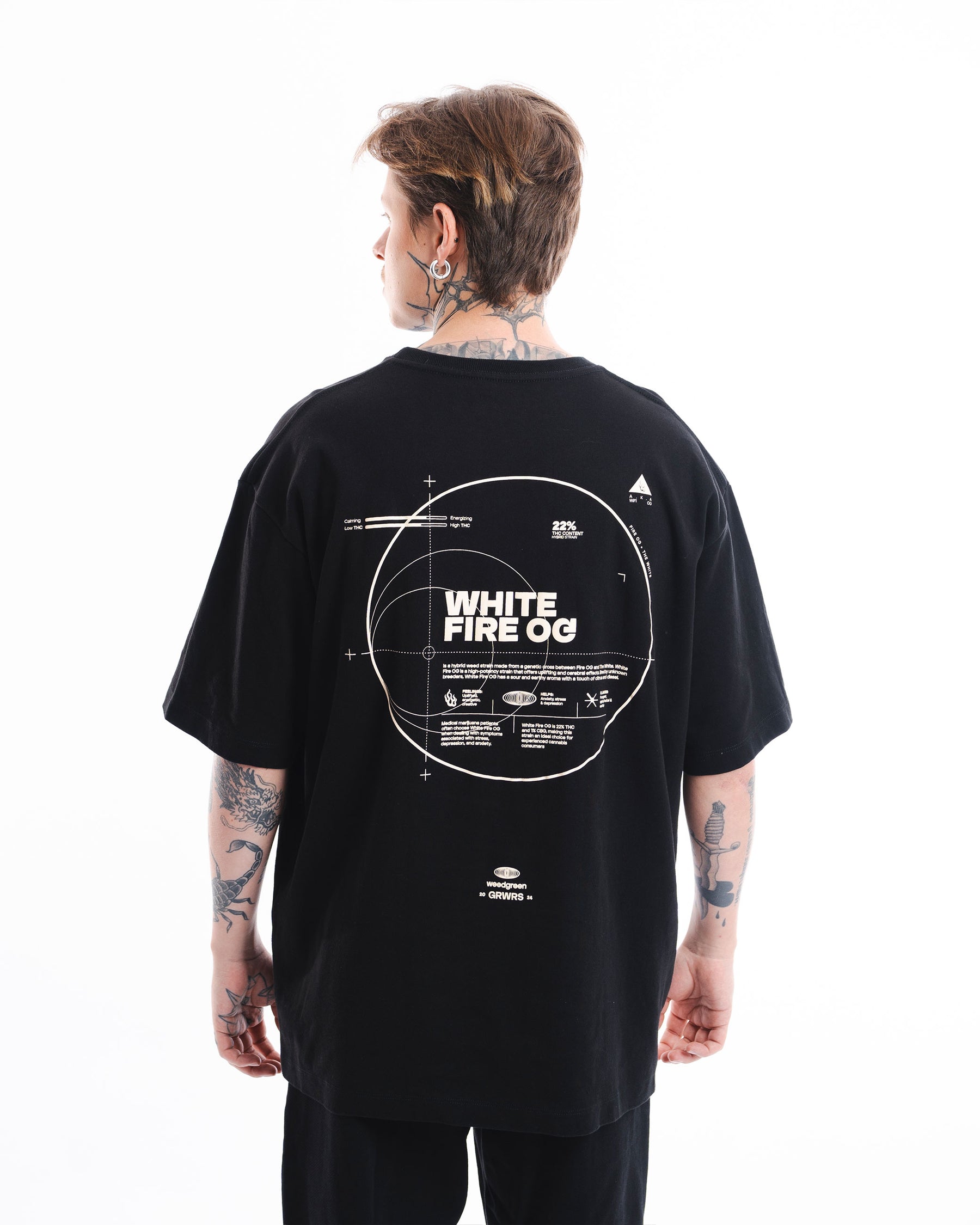 CAMISETA OVERSIZE WIFI OG NEGRO