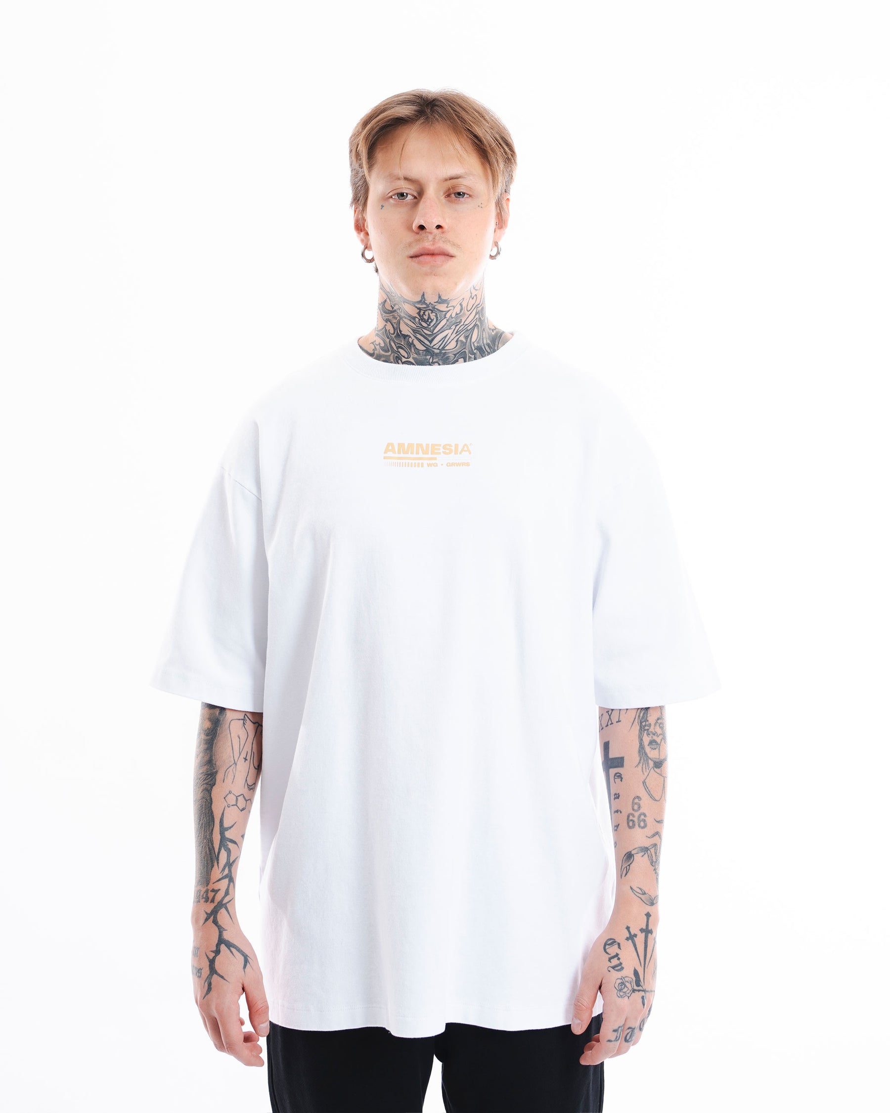 CAMISETA OVERSIZE AMNESIA CORTEX BLANCO