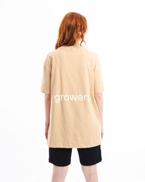 CAMISETA GROWER BASICA BEIGE