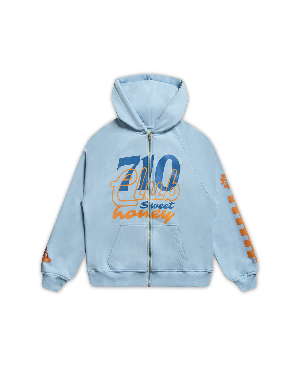 710 Club Delicated Blue Hoodie