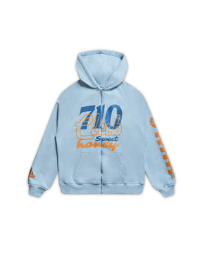 710 Club Delicated Blue Hoodie
