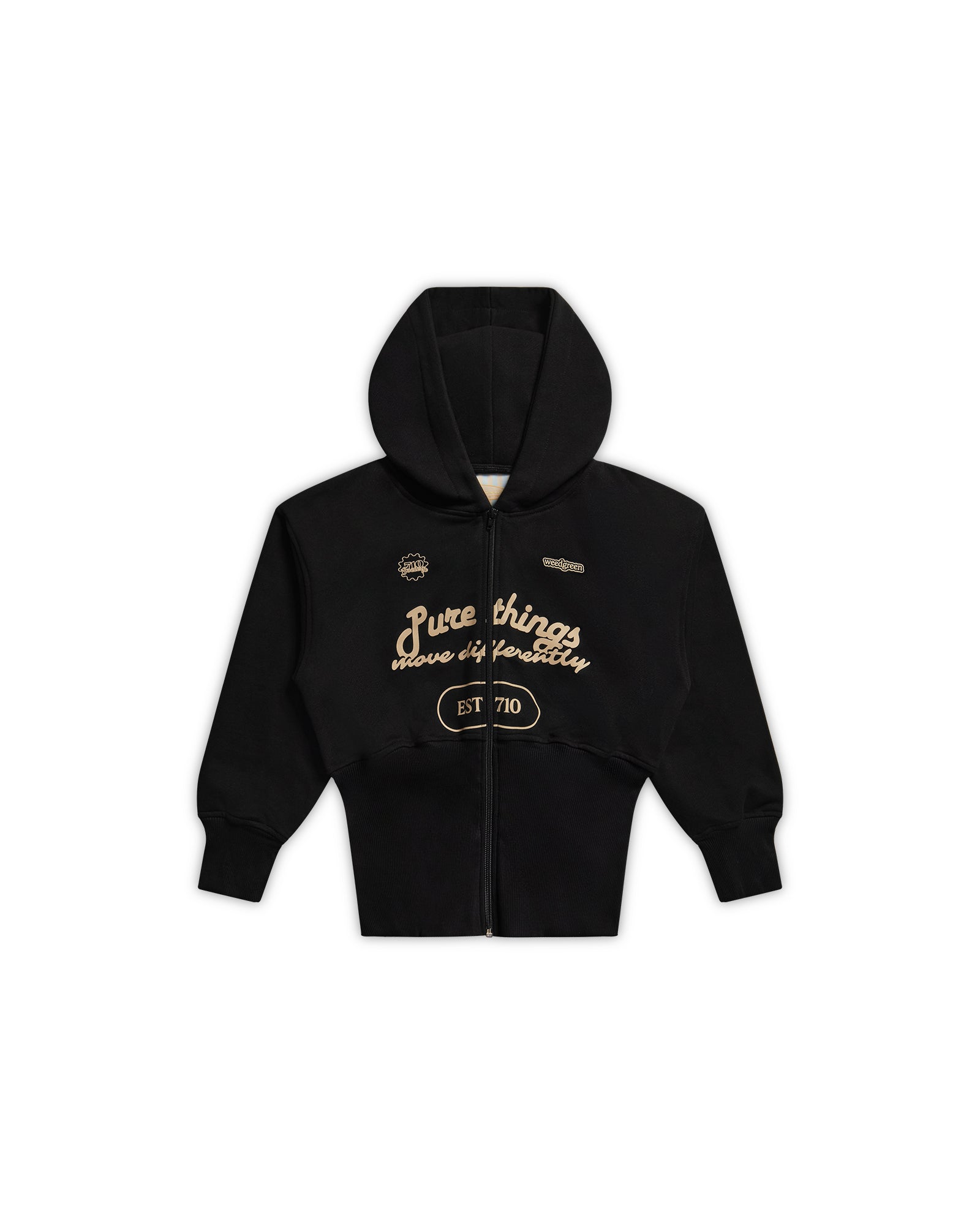 Pure Things Chocolate Chip Hoodie Crop