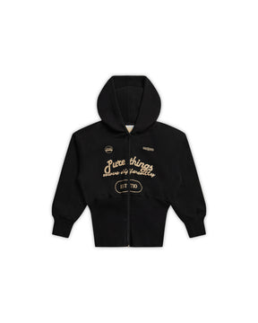 Pure Things Chocolate Chip Hoodie Crop