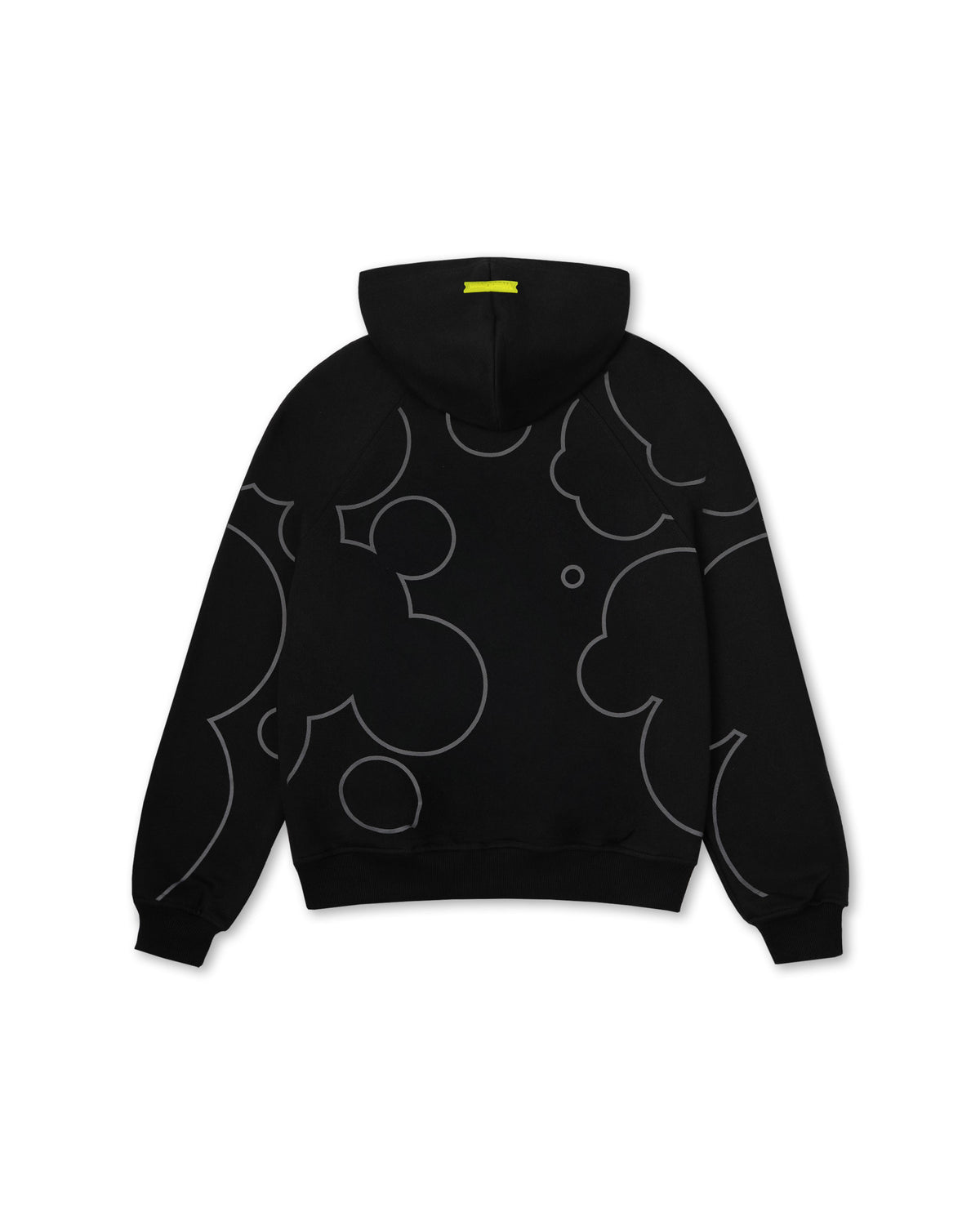 HOODIE BURBUJAS ART NEGRO