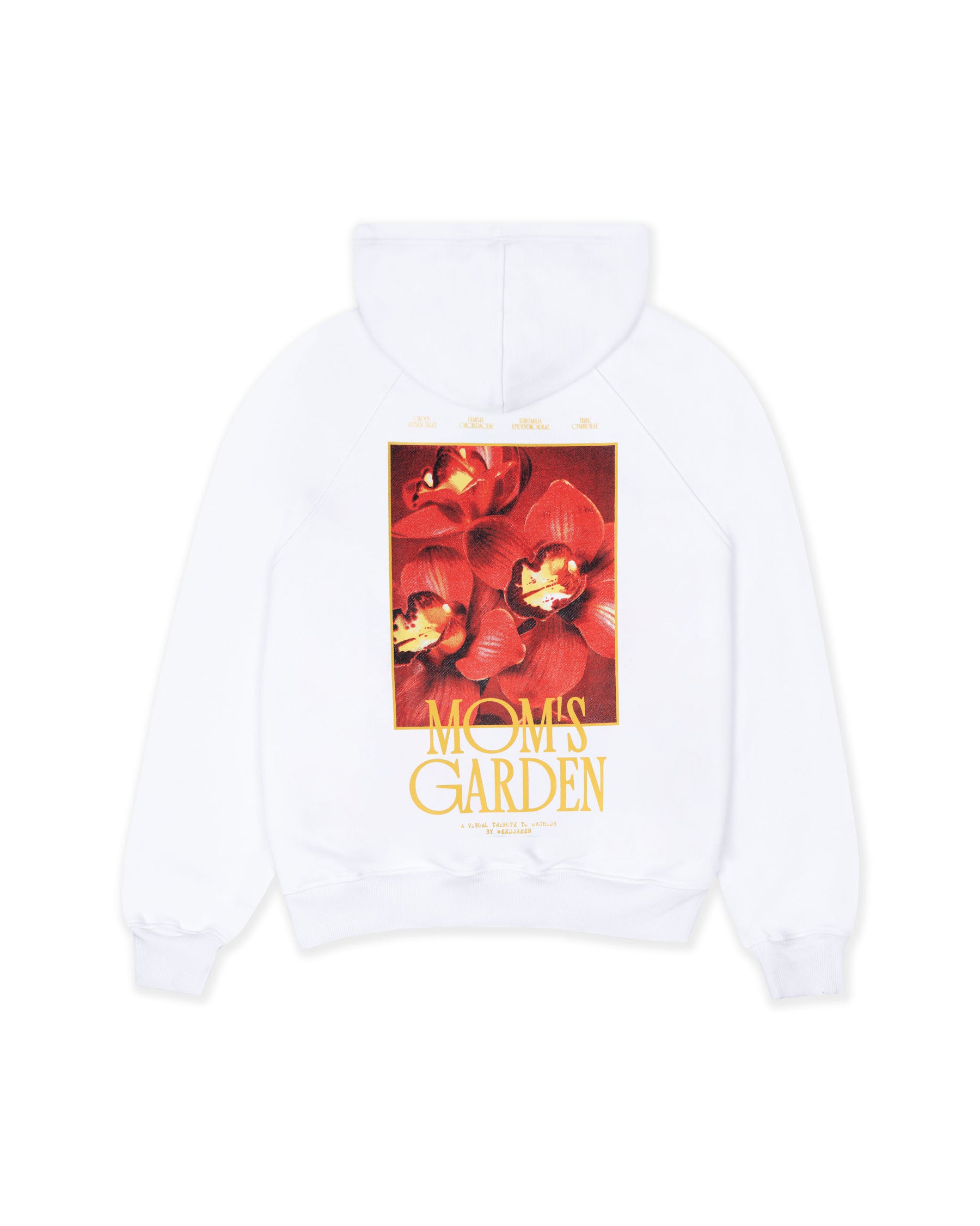 HOODIE BLOOMING HEART ORCHIDS BLANCO