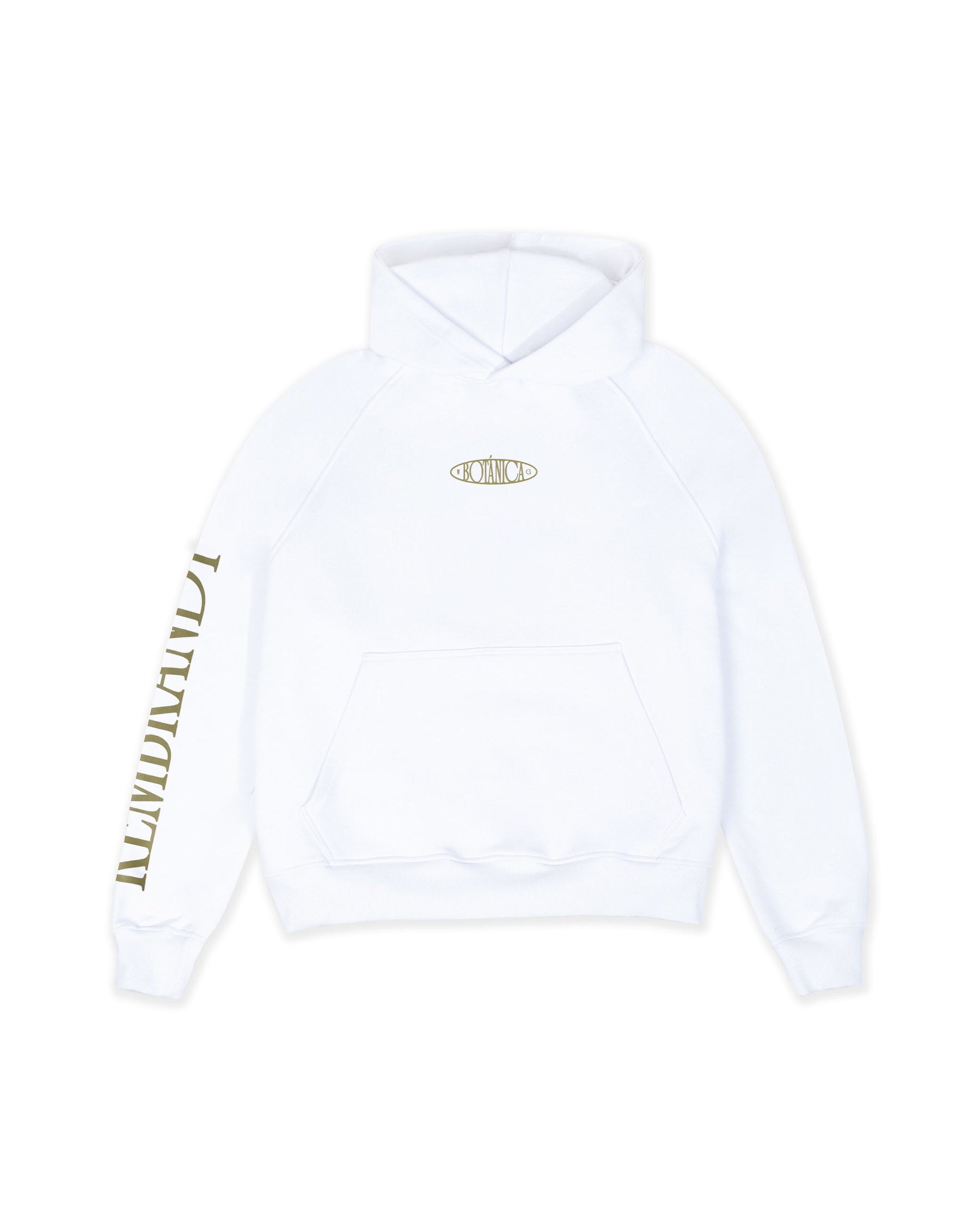 HOODIE PAINTERLY PETALS  BLANCO