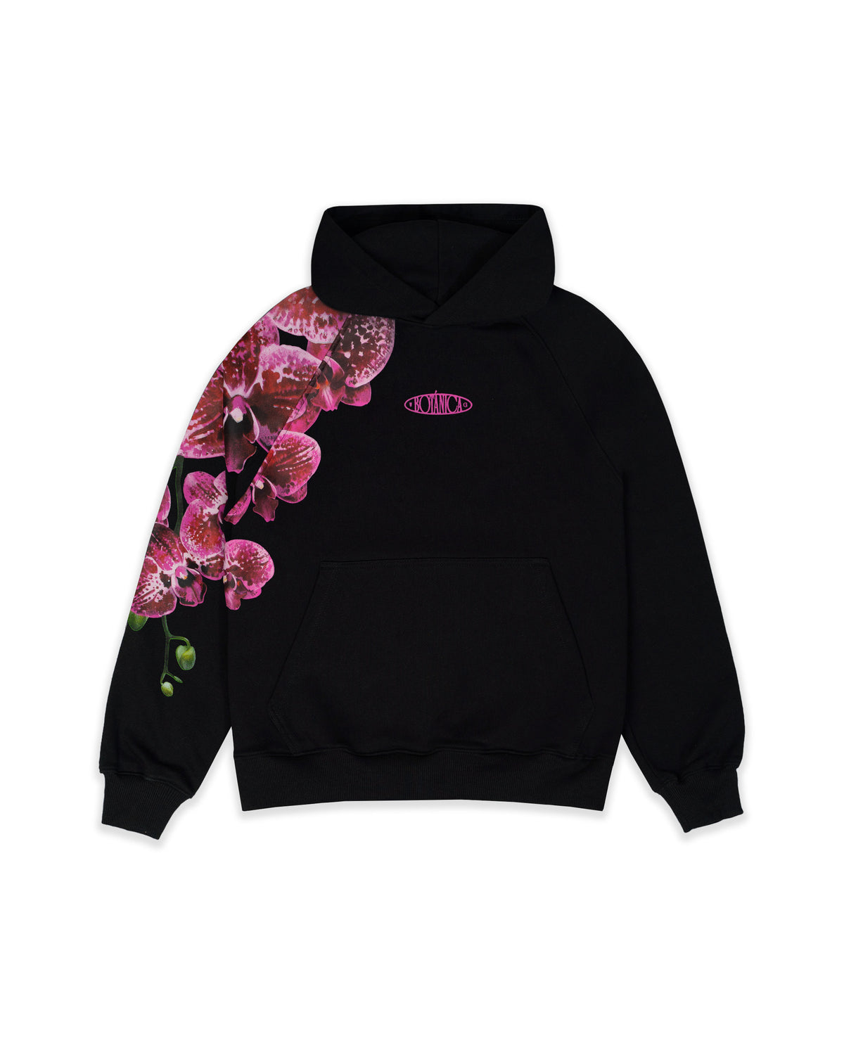 HOODIE ORCHID BLOSSOM PINK NEGRO