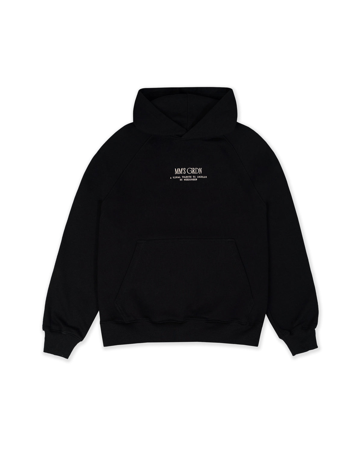 HOODIE ORCHID WINGS NEGRO