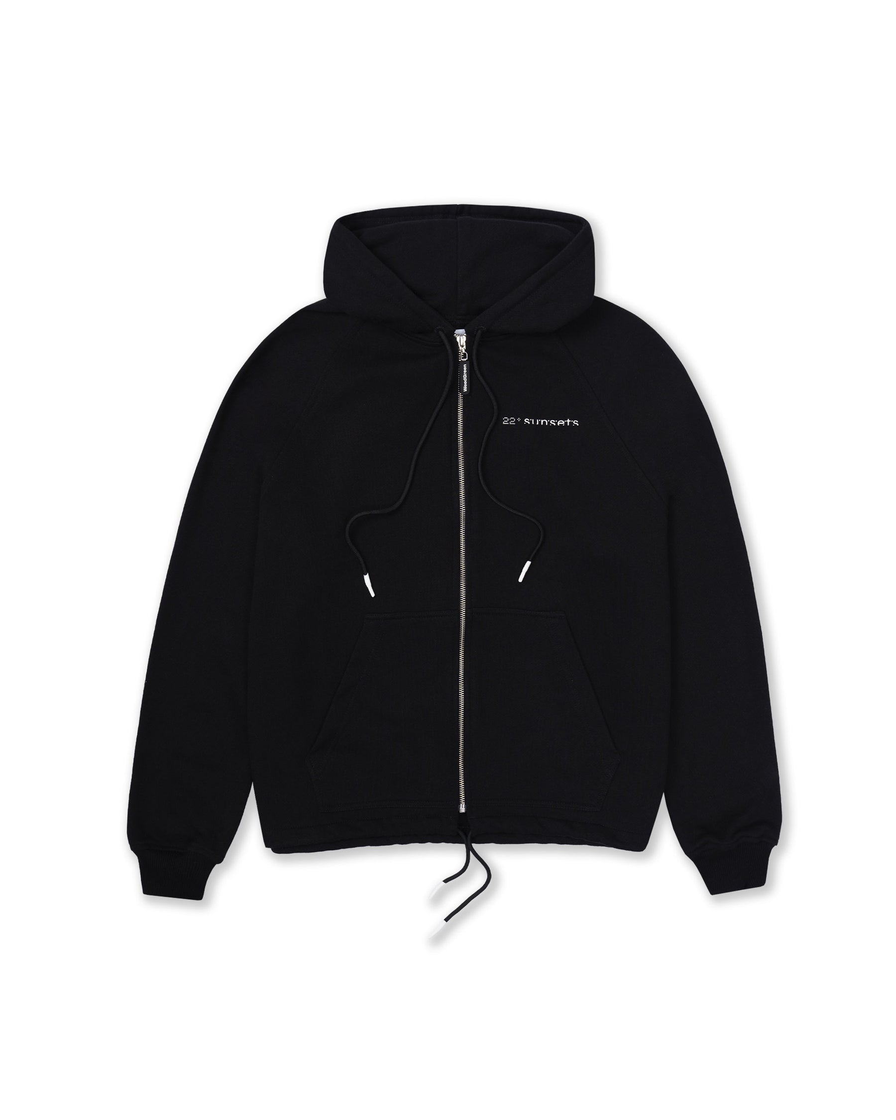 ZIP HOODIE  22 GRADOS NEGRO