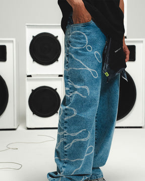 BAGGY JEANS LASSER HOMBRE HIELO