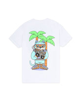 CAMISETA BLUE STELLAR CAT GUARDIAN BLANCO