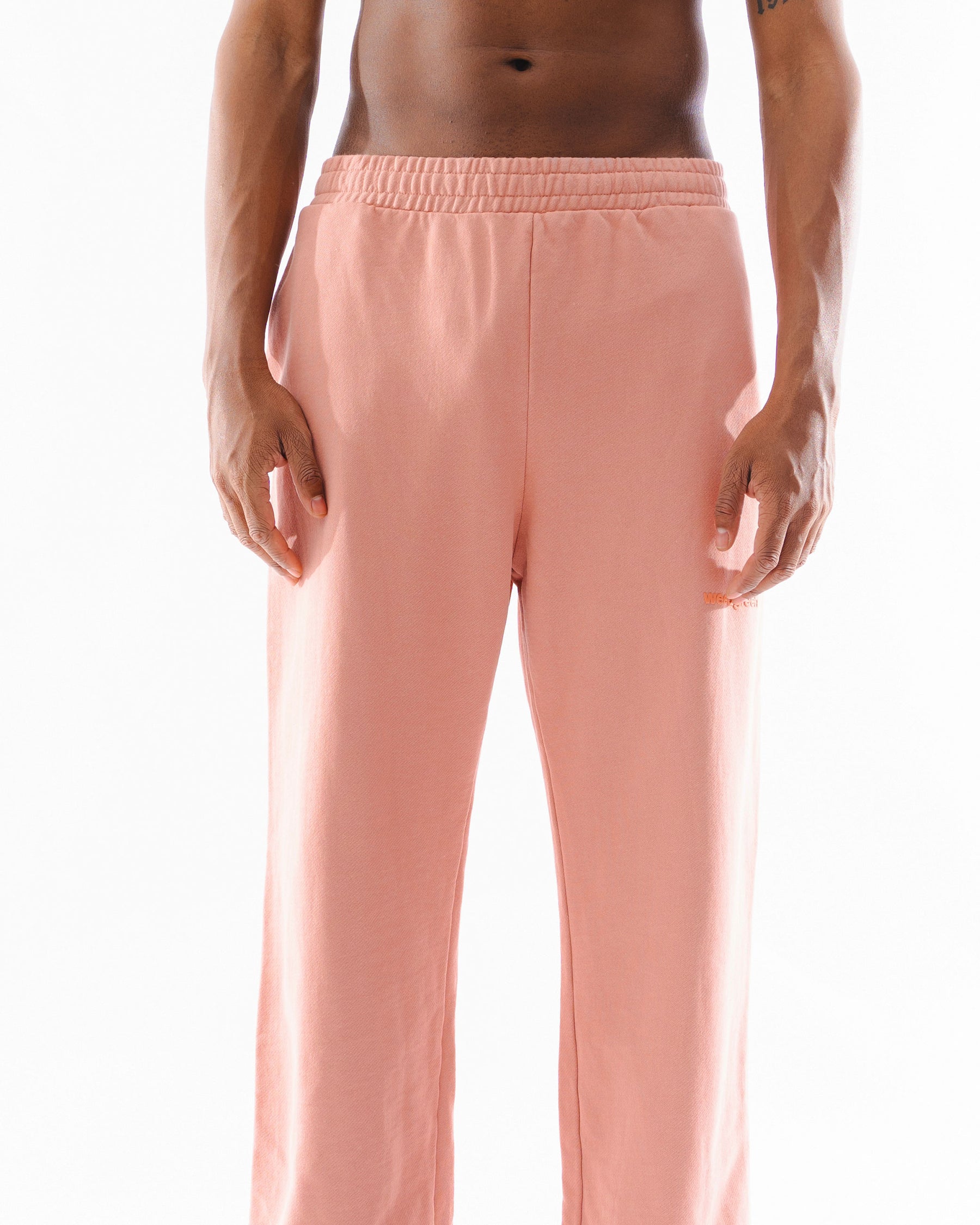 JOGGER RECTO  LOGO ROSADO