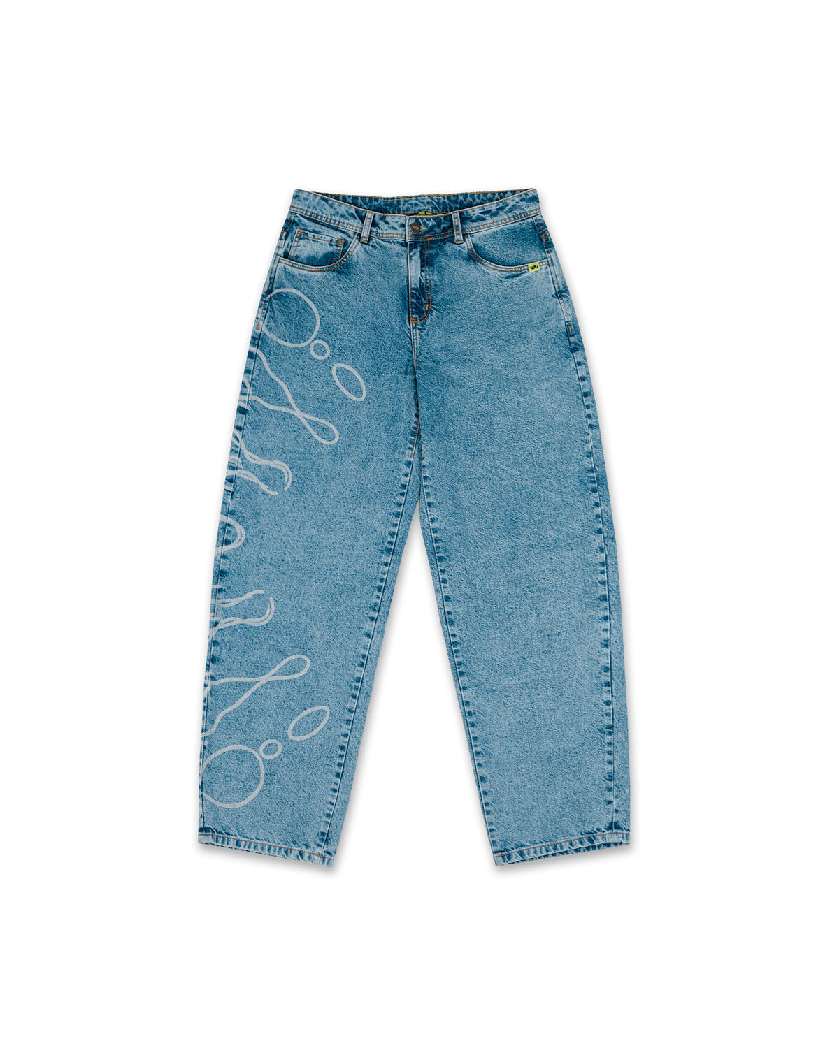BAGGY JEANS LASSER MUJER HIELO