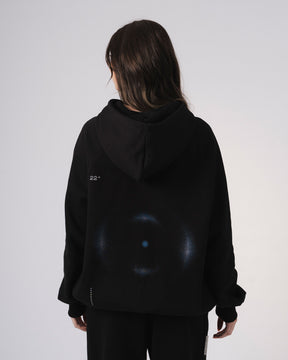 ZIP HOODIE  22 GRADOS NEGRO