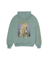 HOODIE PAINTERLY PETALS  VERDE