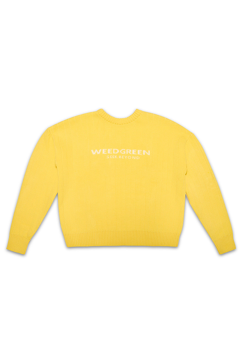 CREWNECK KNIT WEAR WEEDGREEN AMARILLO