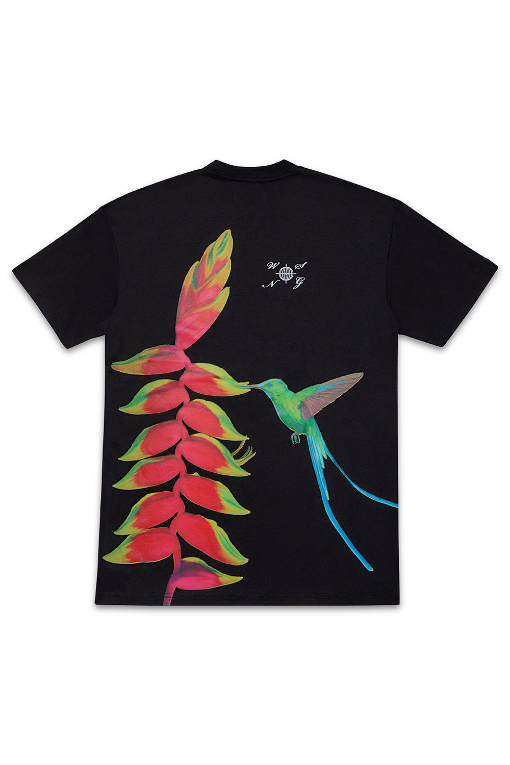 CAMISETA ART HELICONIA NEGRO