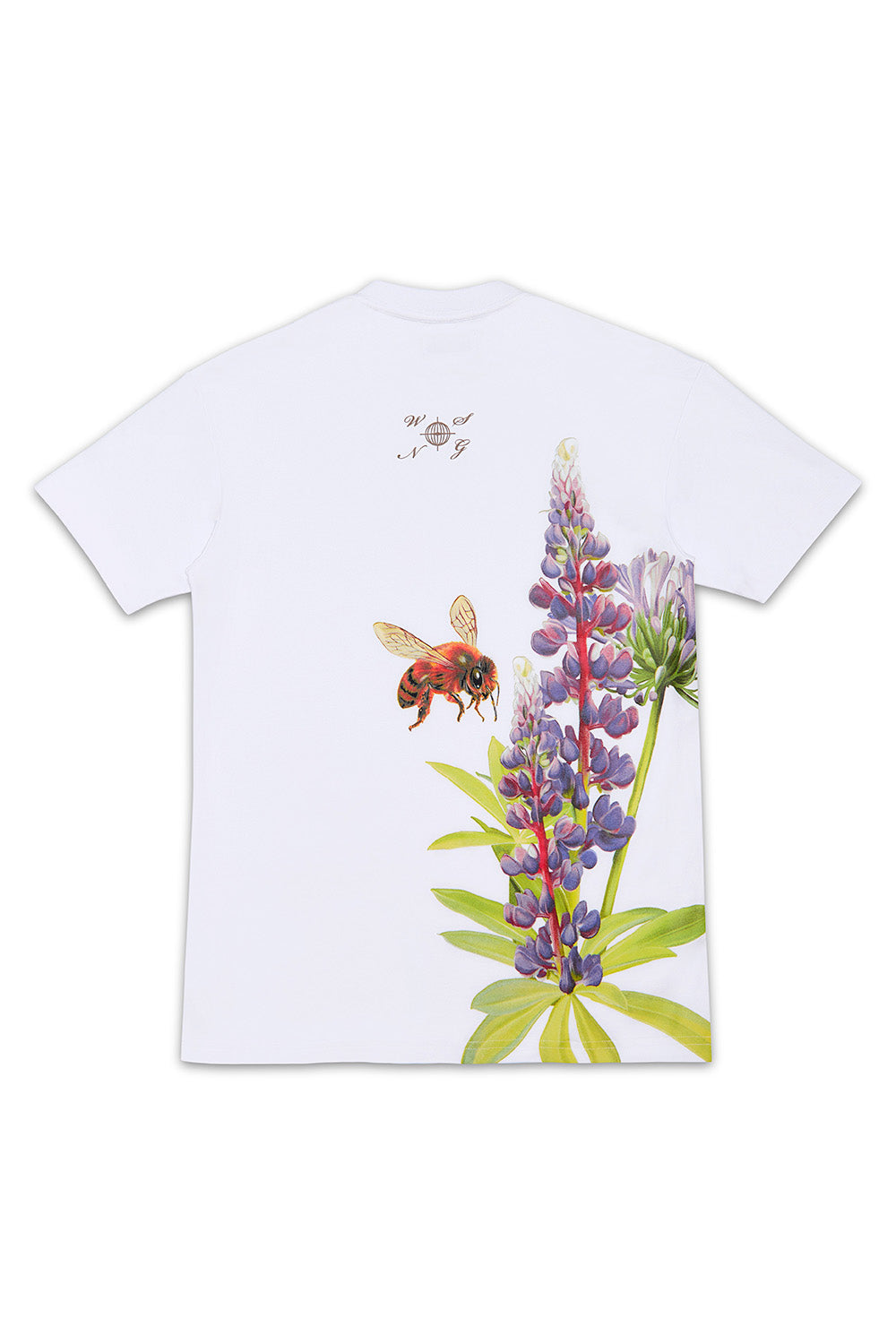 CAMISETA ART LAVANDA BLANCO