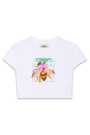 BABY TEE ABEJA BLANCO