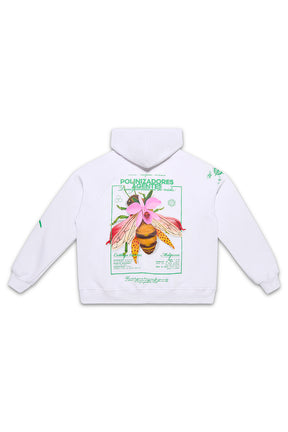 HOODIE ABEJA BLANCO