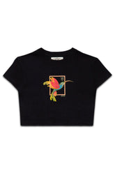 BABY TEE COLIBRI NEGRO