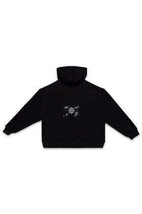 HOODIE BOX ART LAVANDA NEGRO