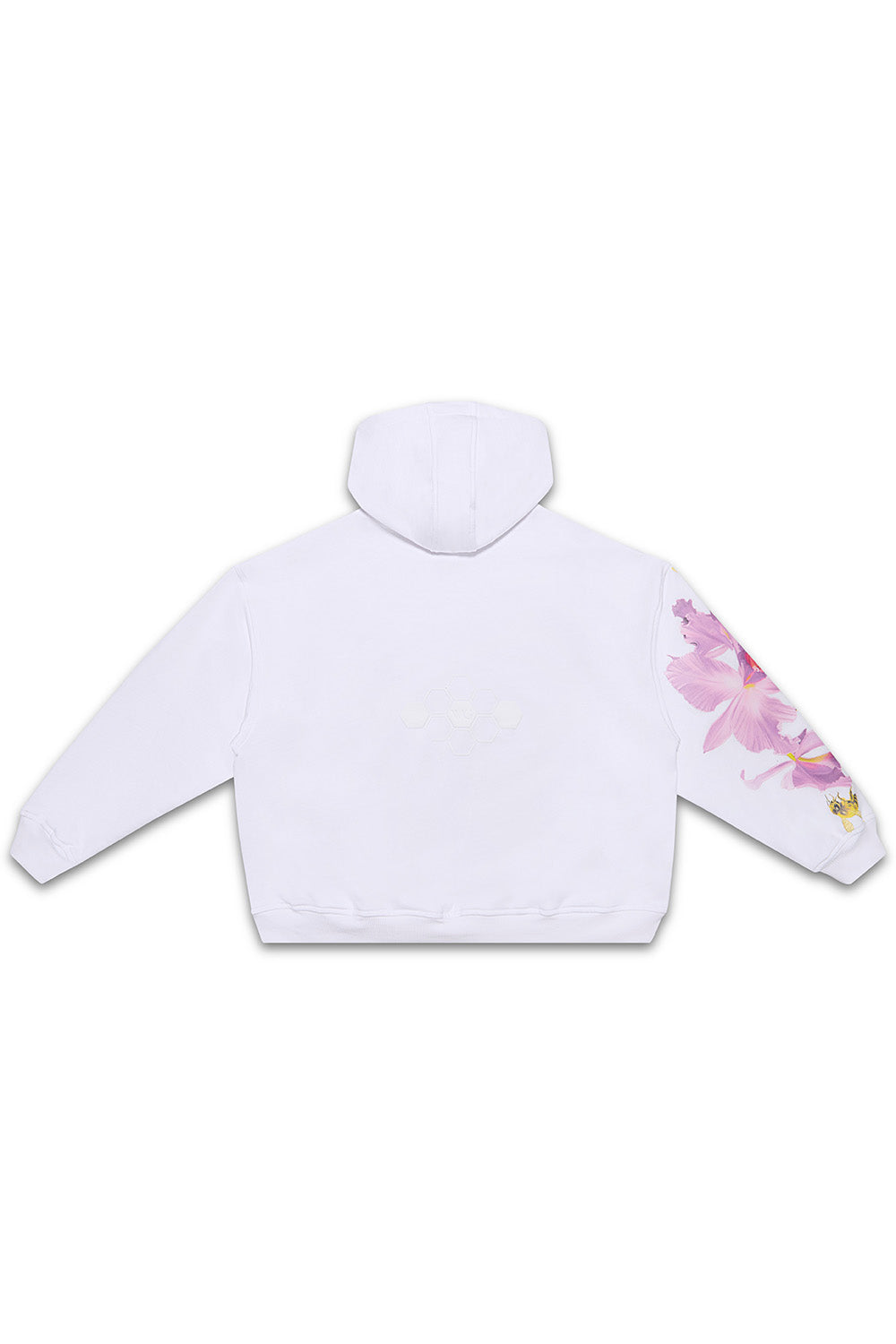 HOODIE BOX ART ORQUIDEA BLANCO