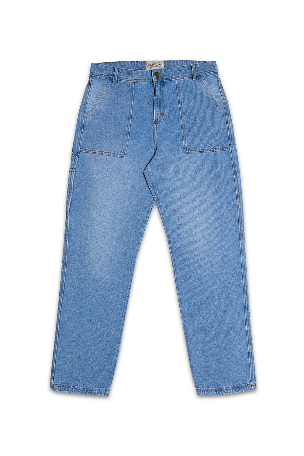 JEAN HOMBRE POLINIZADORES AZUL MEDIO