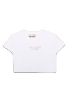 BABY TEE ART FLOR BLANCO