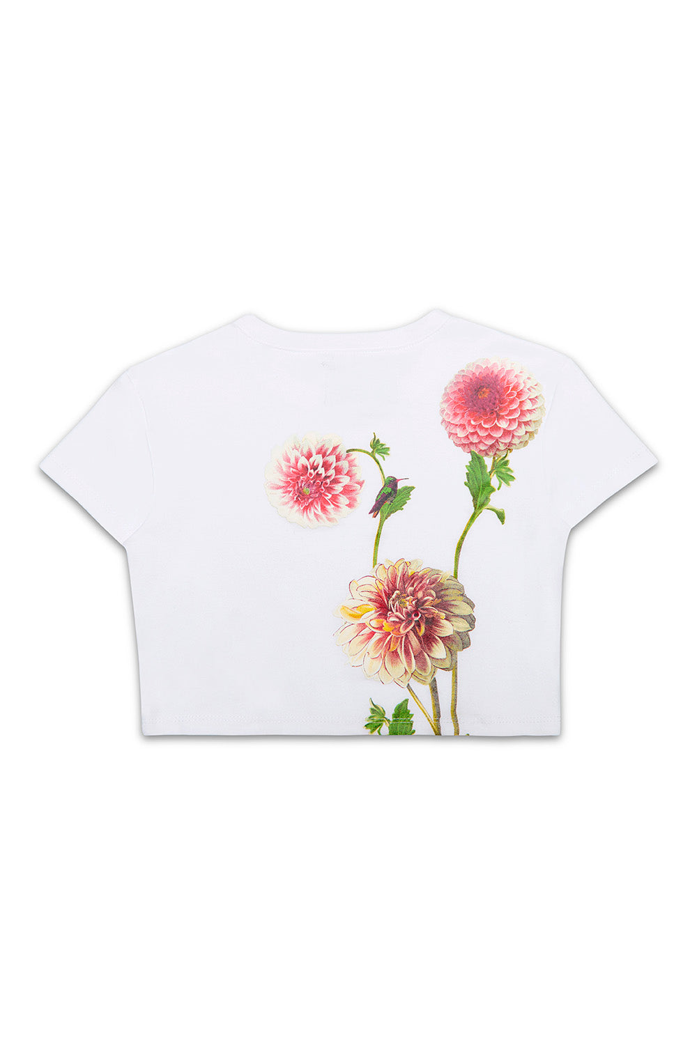 BABY TEE ART FLOR BLANCO