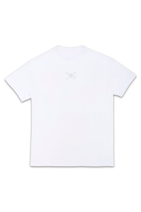 CAMISETA ART FLOR BLANCO