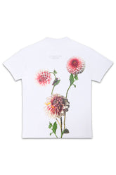 CAMISETA ART FLOR BLANCO