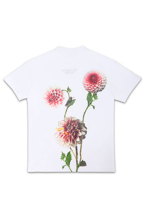 CAMISETA ART FLOR BLANCO