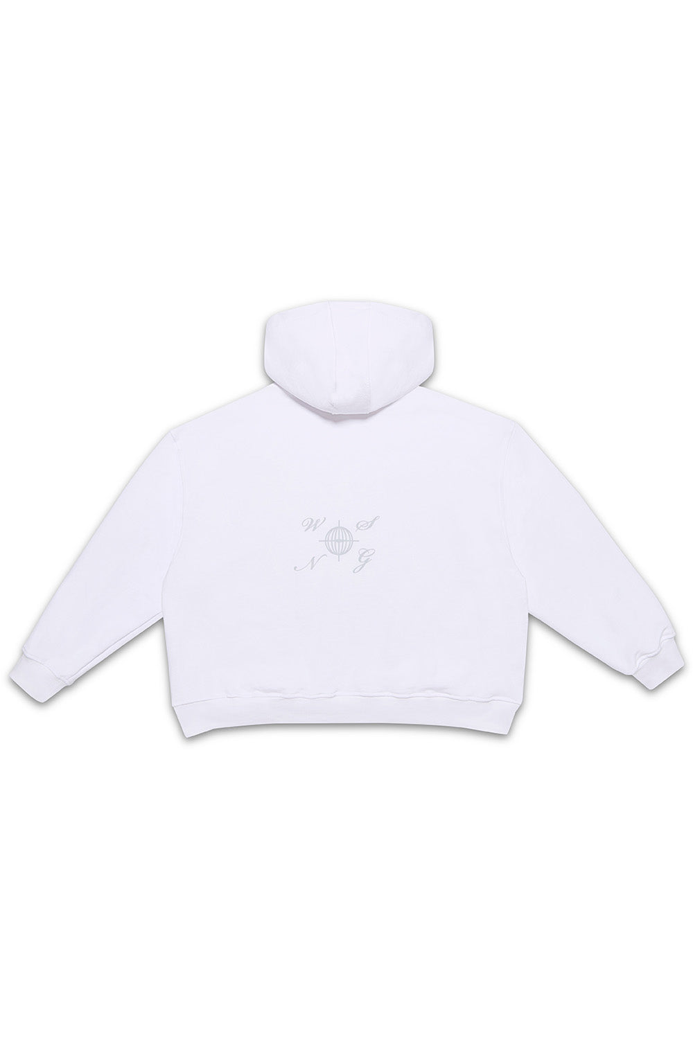 HOODIE BOX ART LAVANDA BLANCO