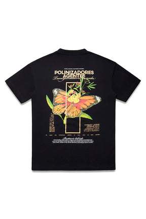 CAMISETA MONARCA NEGRO