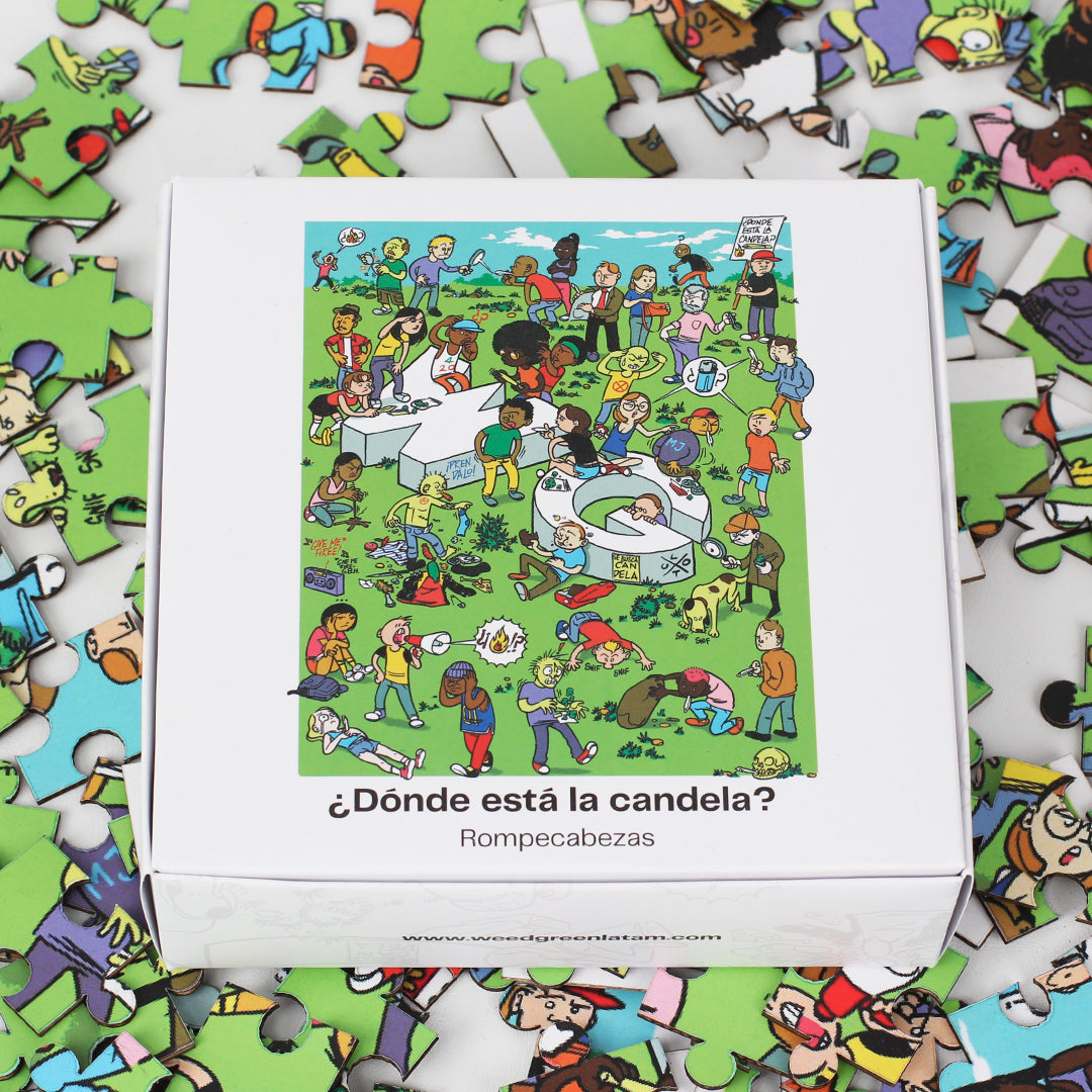 Rompecabezas ¿Dónde está la candela?